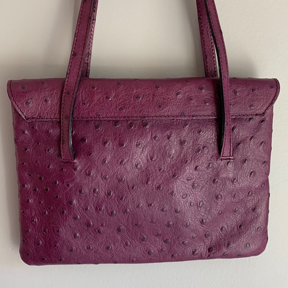 SAKS FIFTH AVENUE ITALIAN LEATHER HANDBAG - Picture 5 of 10